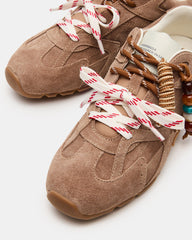 AZIEL CHARM TAUPE SUEDE